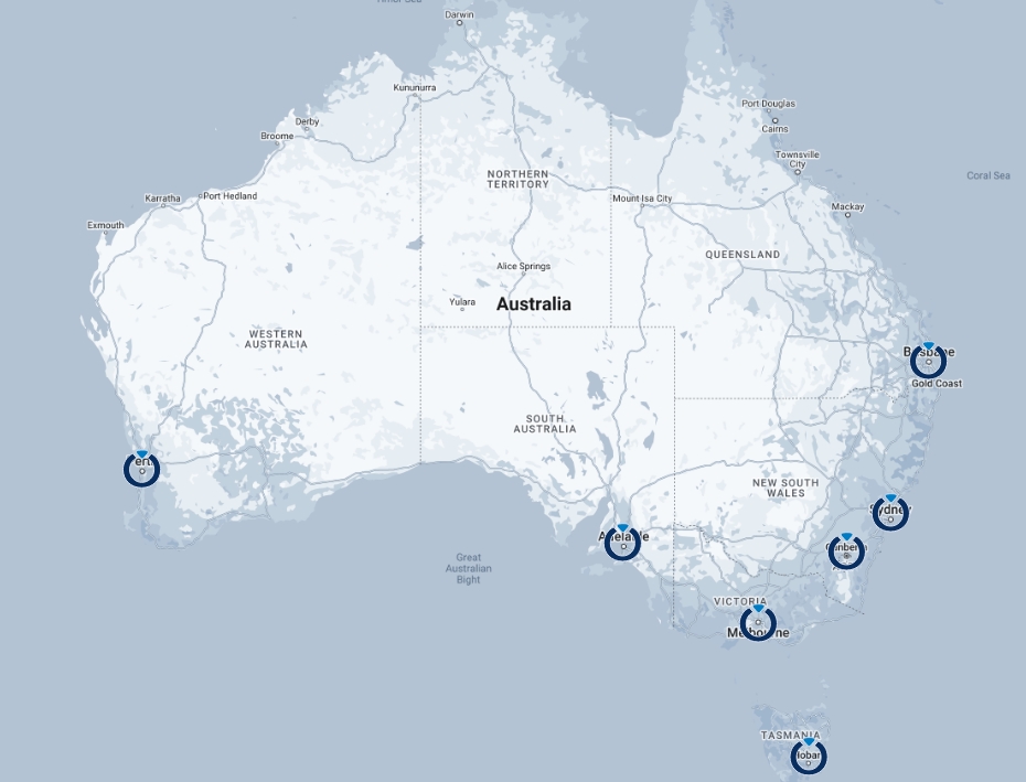 Contact us 2 centrestone map