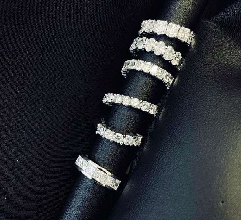 2025 Most Popular Engagement Ring Designs 7 eternity band